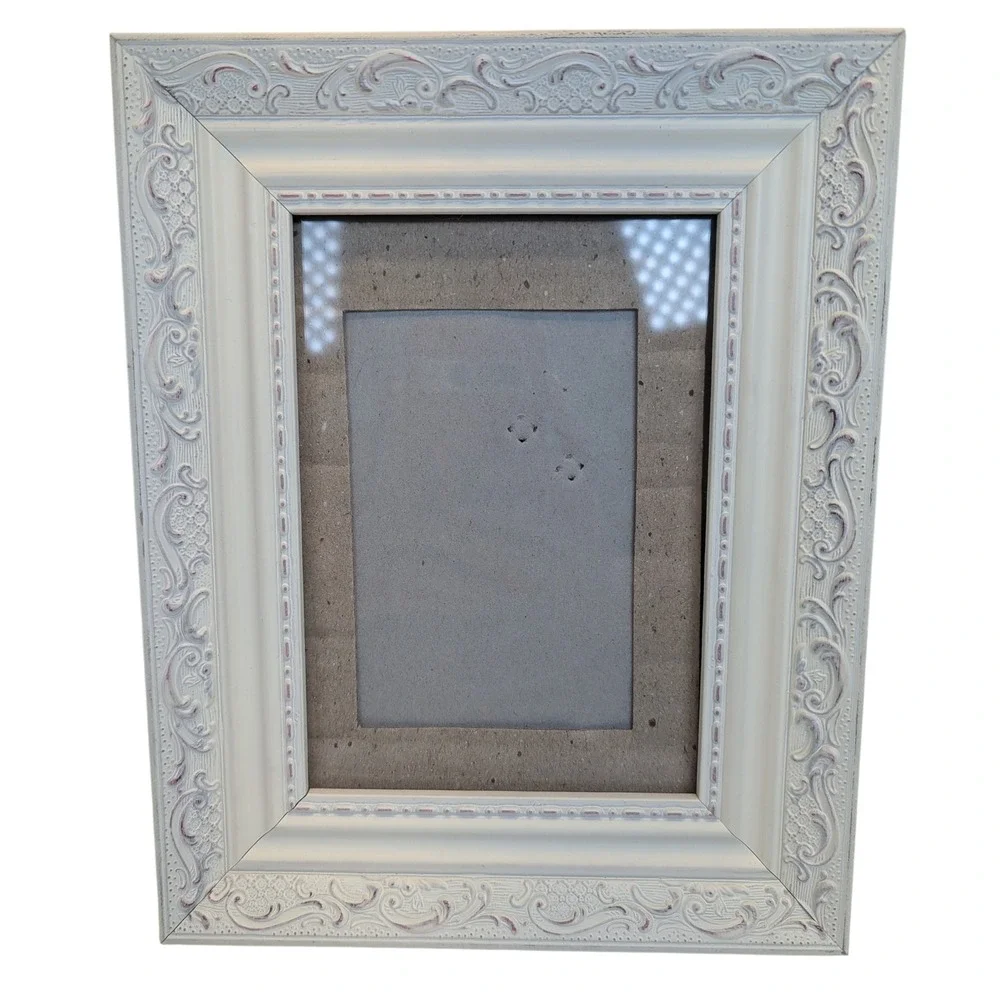 Green Tree Gallery Distressed Ornate Picture Frames Set of Two - Shabby Chic